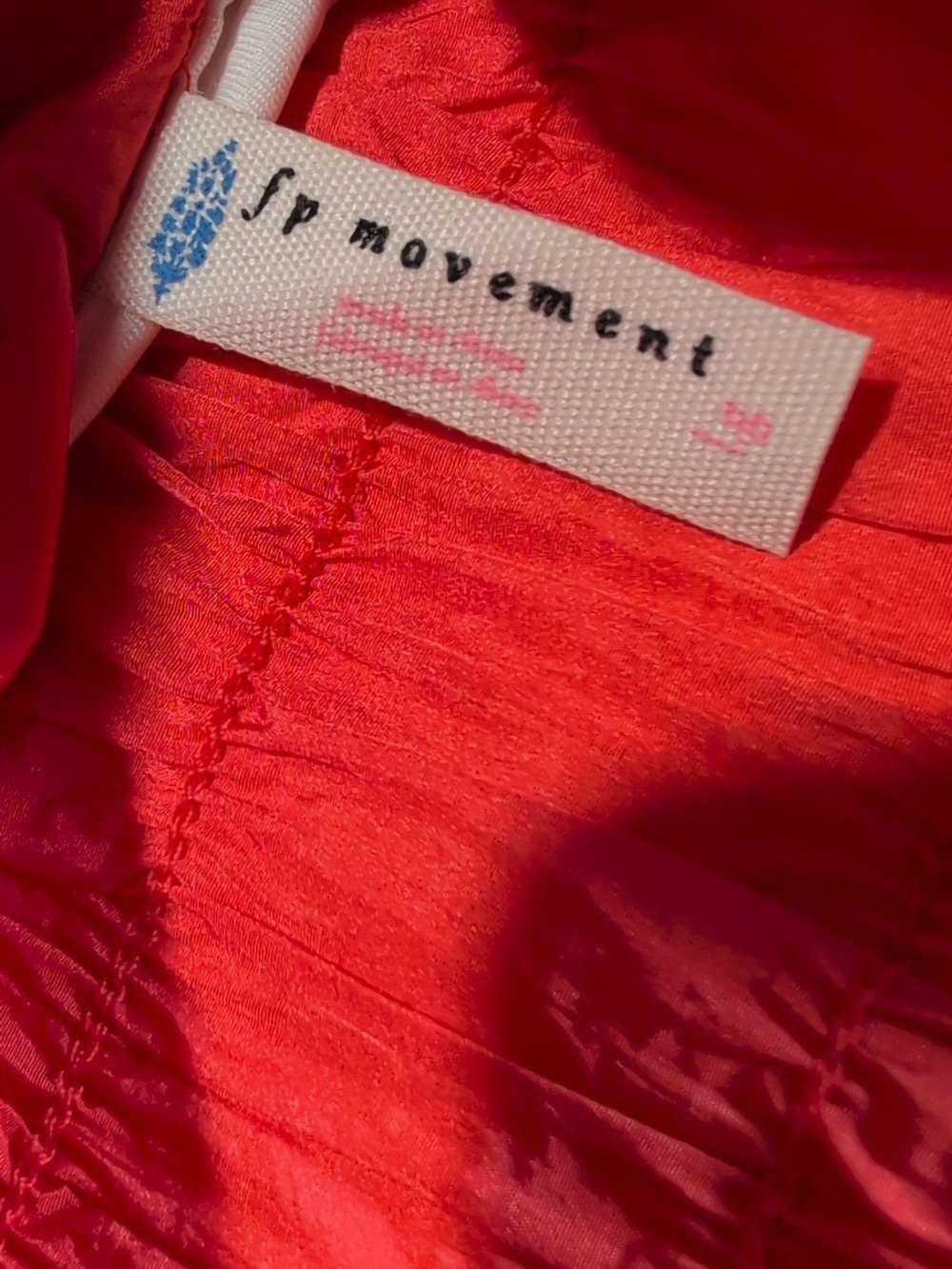 FP Movement The Way Home Orange Shorts Size Large - Picture 3 of 10